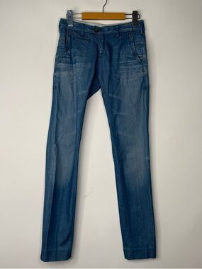 NWT G-Star Womans Skinny Chino Denim Blue Jeans Size 25